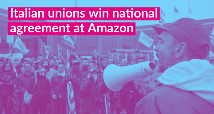 Amazon reaches workers' rights deal with Italian unions